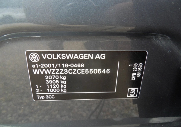 Volkswagen Passat CC cena 39900 przebieg: 236000, rok produkcji 2011 z Mysłowice małe 254